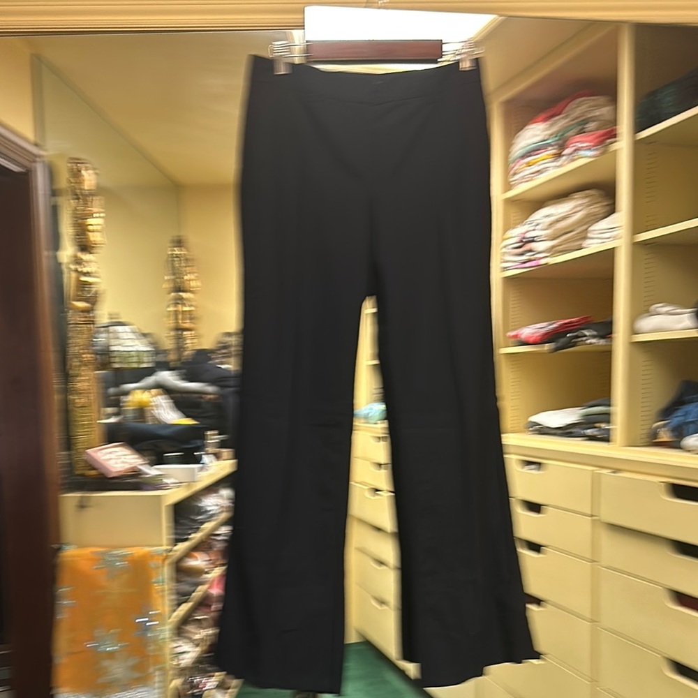 Ladies Tory Burch Wide-Leg Lightweight Black Pants Size 6